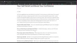 How I Grew My Confidence and Self Belief Musically