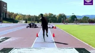 HOW TO TRIPLE JUMP - SHORT APPROACH TRIPLE JUMP
