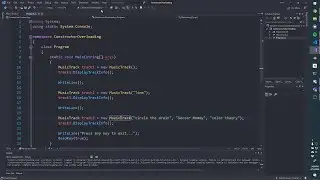 Intro to C#: 10 - Constructor Overloading