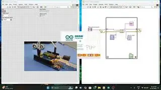 LabVIEW Interface Arduino with Ultrasonic Sensor