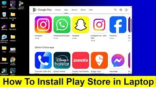 How to Download Playstore in Laptop | How to Download Google Play Store on PC