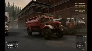 SnowRunner - MAZ 502 Fire Truck Load & Transport Water @ The Albany River