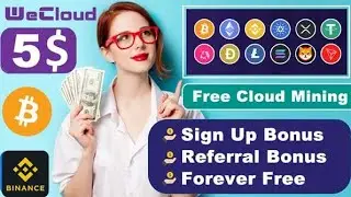 Wecloudminer Free Cloud mining Sing up Bonus 5$ Without deposit