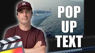 POP UP TEXT Effect in Final Cut Pro