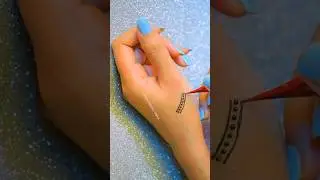 Cute Mehndi Tattoo 🥰 #mehndi