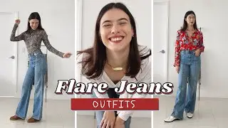 7 Outfits, 1 Pair of Flare Jeans | How To Style Flare Jeans For Every Occasion