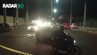 Rompimento de cabo causa blecaute e interdição de via em Toledo