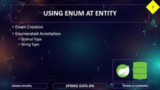 SPRING DATA JPA – 007 ENUMARATED ANNOTATION - 