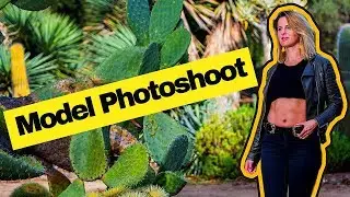 How to photograph a model without an assistant with high speed sync Vlog