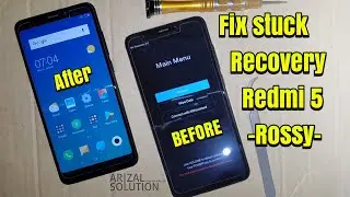 Xiaomi Redmi 5 Rosy Fix Bootloop Stuck Mi-recovery (Flashing / Install Full Rom)