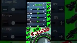 Bgmi Sensitivity settings | pubg sensitivity settings 2026 | 