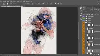 Mixed Sketch photoshop action by RedVokinputs (Tutorial Video)