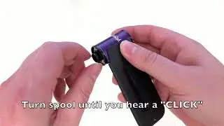 How to extract the film leader from a 35mm cassette using a film retriever tool