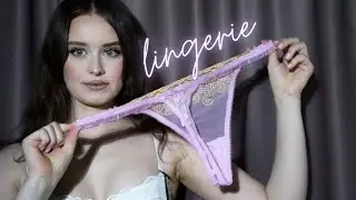 [4K] See-through lingerie try-on haul with Emilia 