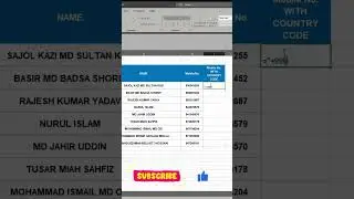 How to Add Country Code to Phone Number in Excel. #excel #formula #exceltips