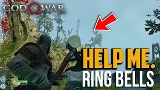 God of War PS4 : How to Ring Bells to Open Chest in Fire Troll Area (CRN Rune Magic Three Seals)