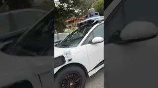 REAL self-driving car (no driver) in California