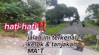 HATI-HATI‼️raya sarangan menuju tawang mangu jalur paling rawan#jelajahalam#jalanextream