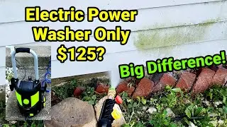 How To Use Electric Power Pressure Washer To Clean Home Siding, Porch & Sidewalk Review, Tips, DIY 💦