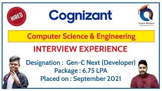 Cognizant GenC- Next Interview Experience - 2021 | CSE Student