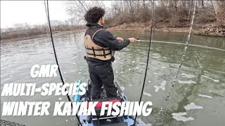Winter Multi-Species Kayak Fishing (January 2025, OHIO)