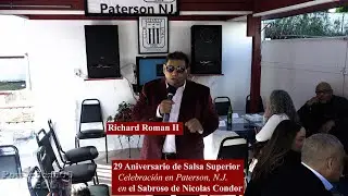 Celebrando el 29 Aniversario de Salsa Superior en Paterson, N.J. en El Sabroso de Nicolas Condor