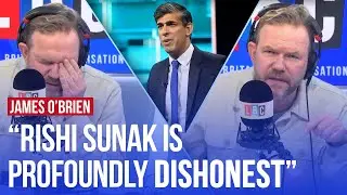 James O'Brien unpacks the 'blatant lies' told by Rishi Sunak about Labour's spending plans | LBC