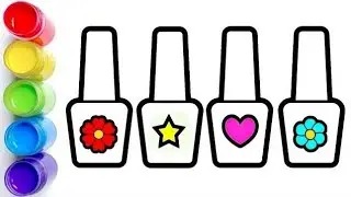 How To Draw Nailpolish Step By Step |Nailpolish Drawing |Easy To Draw Nailpolish