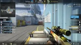 IEM Katowice 2017 - Cloud9 Autimatic Godlike Spray Against SK Gaming on de_nuke