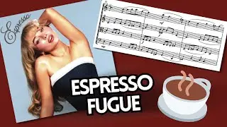 sabrina carpenter's espresso but it's a four voice double fugue for string quartet
