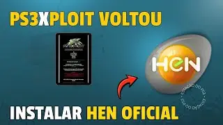 PS3XPLOIT voltou: HEN OFICIAL de um jeito FÁCIL e RÁPIDO