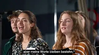 Aber meine Worte bleiben bestehn