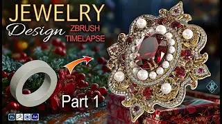 Crimson Elegance, A Christmas Ring. Part 1 #artist  #myart #art  #jewellery #designers #jewellery