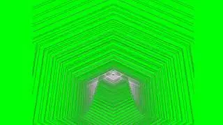 Hypnotic Tunnel effect (Green Screen)