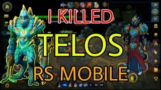 I KILLED THE HARDEST BOSS IN THE GAME... ON MOBILE!! - Telos RuneScape Mobile