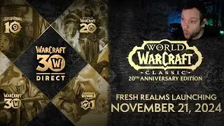 Warcraft Direct 30 Years | WoW Housing, Classic Fresh, TBC, Hardcore