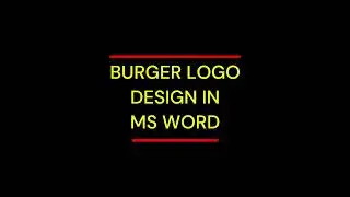 certificate and logo design in MS WORD #design #MS WORD