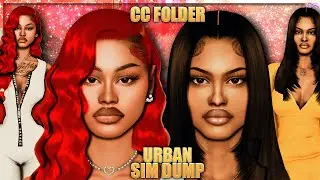 URBAN SIM DUMP 101 💎 - CC & SIM DOWNLOAD | Sims 4 CAS