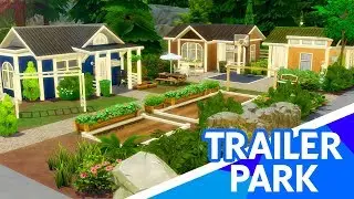 GLIMMERBROOK TRAILER PARK // Sims 4 Speed Build