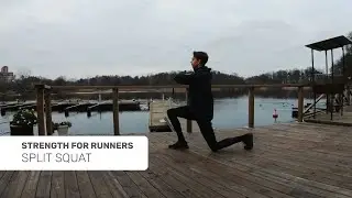 Split squat - strength exercises for runners | TOT Endurance