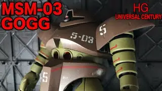 Gunpla HGUC Gog Old Kit Plan Modification Brush Painting GUNPLA CUSTOM BUILD