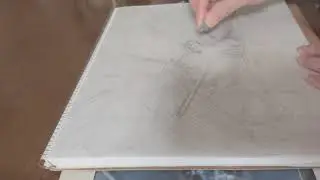 Preparation for one-hour drawing