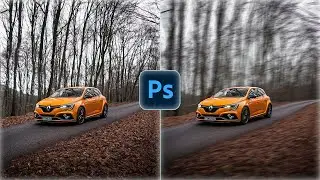 SPEED/RACE MOTION BLUR EFFECT  - PHOTOSHOP TUTORIAL