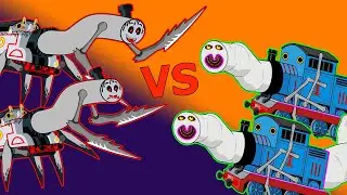 Monster Trains | Crazy Train Transformations | musicMix MEME