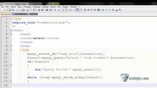 08 selecting data from database using php(HINDI)
