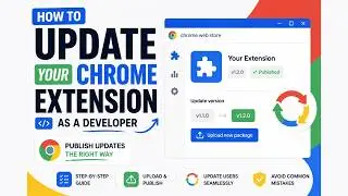 How to Update Your Chrome Extension (Chrome Web Store Tutorial)