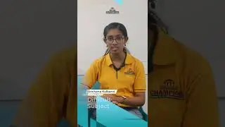 Champions Students' Testimonials | Sinchana Kulkarni | Class 11 | Thane | Champions Academy