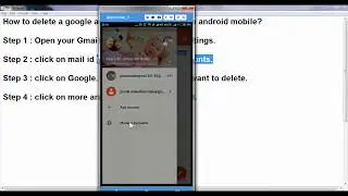 How to delete a google account permanently from android mobile