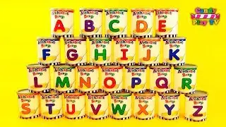 Learn the alphabet|Learn Letter|LEARN the ALPHABET from A to Z with Alphabet soup for Kids