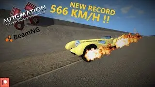 The Fastest Top Speed Car i created in Automation Game (OLD).